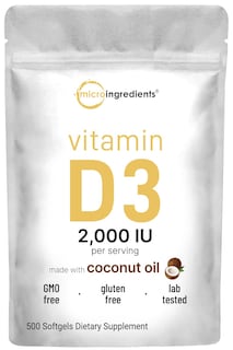 Foto 1 | Foto 1 | Microingredientes De Vitamina D3 2000 Ui 500 Cápsulas Blandas - Venta Internacional.