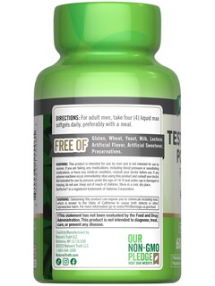 Foto 7 | Foto 7 | Suplemento De Testosterona Nature's Truth Para Hombres 60 Cápsulas Blandas - Venta Internacional.