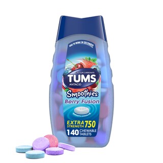Foto 1 | Foto 1 | Antiácido Tums Smoothies Berry Fusion Extra Strength 750 140 Comprimidos - Venta Internacional.