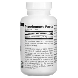 Foto 2 | Foto 2 | Supplement Source Naturals Niacinamida 1500 Mg B-3 100 Comprimidos - Venta Internacional.