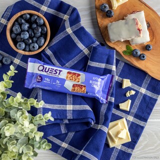 Foto 4 | Foto 4 | Tarta Crujiente De Arándanos Protein Bar Quest Nutrition 12 X 16 G - Venta Internacional.