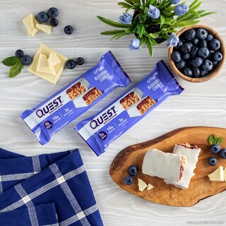 Foto 5 | Foto 5 | Tarta Crujiente De Arándanos Protein Bar Quest Nutrition 12 X 16 G - Venta Internacional.