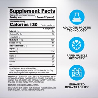 Foto 4 | Foto 4 | Proteína de Suero en Polvo Bpi Sports Hydro Hd 25 gr- Venta Internacional