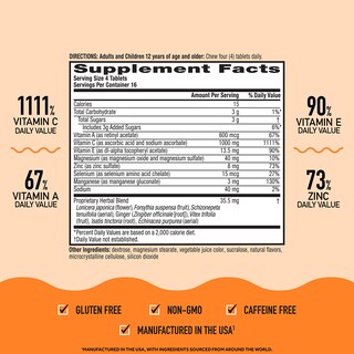 Foto 4 | Foto 4 | Suplemento Airborne Berry 1000 mg 64 Tabletas Masticables - Venta Internacional