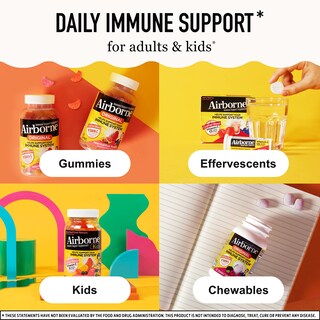 Foto 5 | Foto 5 | Suplemento Airborne Berry 1000 mg 64 Tabletas Masticables - Venta Internacional