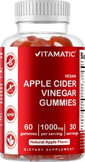 Foto 1 | Foto 1 | Gomitas de Vinagre de Sidra de Manzana Vitamatic 1000 mg 60 Veganas - Venta Internacional
