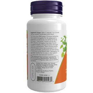 Foto 3 | Foto 3 | Suplemento Now Foods Immune Support Extracto de Astrágalo 500 Mg 90 Cápsulas - Venta Internacional