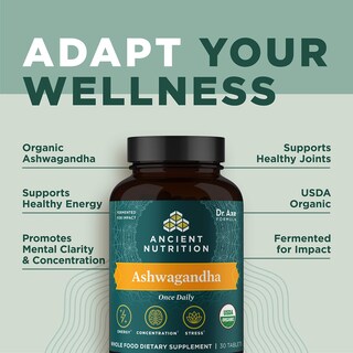 Foto 4 | Foto 4 | Suplemento Ancient Nutrition Ashwagandha 30 Comprimidos - Venta Internacional
