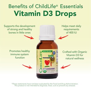 Foto 5 | Foto 5 | Gotas de Vitamina D3 Childlife Essentials 400 Ui 6 ml - Venta Internacional