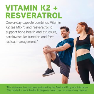Foto 3 | Foto 3 | Suplemento DaVinci Vitamina K2 y Resveratrol 60 Cápsulas - Venta Internacional