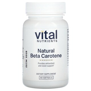 Foto 1 | Foto 1 | Suplemento de Betacaroteno Natural Vital Nutrients 90 Cápsulas- Venta Internacional