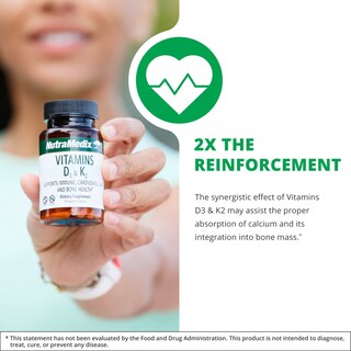 Foto 3 | Foto 3 | Suplemento Nutramedix Vitamina D3 y K2 90 Cápsulas - Venta Internacional
