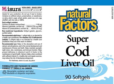 Foto 2 | Foto 2 | Suplemento Aceite de Bacalao Natural Factors 90 Cápsulas - Venta Internacional