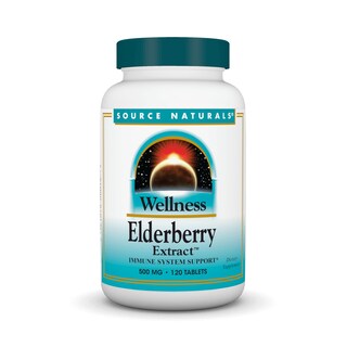 Foto 1 | Foto 1 | Extracto de Saúco Source Naturals Wellness 500 mg 120 Tabletas - Venta Internacional