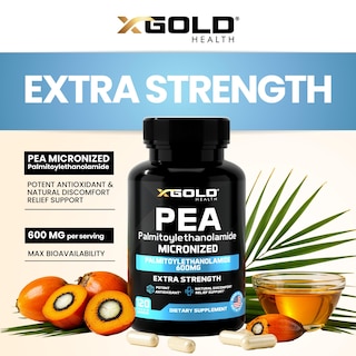 Foto 3 | Foto 3 | Suplemento X Gold Health Palmitoiletanolamida Pea 600 Mg - Venta Internacional.