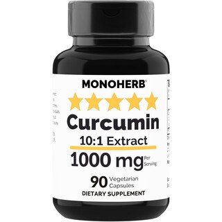 Foto 1 | Foto 1 | Suplemento De Extracto De Curcumina Monoherb 1000 Mg 90 Cápsulas - Venta Internacional.