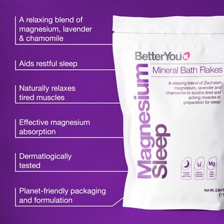 Foto 2 | Foto 2 | Bundle para Dormir BetterYou para Adulto con Sal de Baño y Loción de Magnesio - Venta Internacional