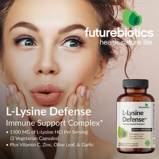 Foto 3 | Foto 3 | Suplemento Futurebiotics L-lisine Defense Immune 90 Cápsulas - Venta Internacional.