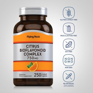 Foto 3 | Foto 3 | Suplemento Del Complejo De Bioflavonoides Cítricos Piping Rock 750 Mg - Venta Internacional.