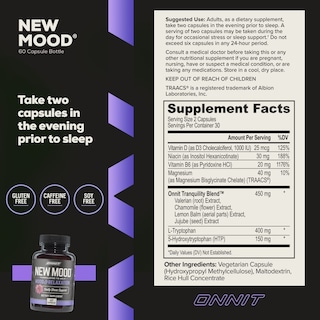 Foto 3 | Foto 3 | Suplemento Onnit New Mood Daily Stress Support 60 Cápsulas - Venta Internacional