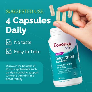 Foto 6 | Foto 6 | Suplemento Conceive Plus Inositol 120 Cápsulas - Venta Internacional