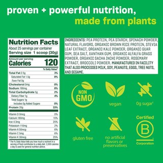 Foto 2 | Foto 2 | Proteína en Polvo Vega Protein and Greens Vainilla 760 g - Venta Internacional