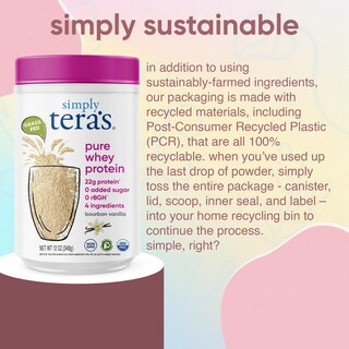 Foto 6 | Foto 6 | Proteina Simply Tera's Simple Pure Bourbon Vanilla 340 G - Venta Internacional
