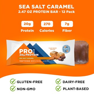 Foto 6 | Foto 6 | Barra de Proteína Probar Sal Marina y Caramelo 12 Piezas - Venta Internacional
