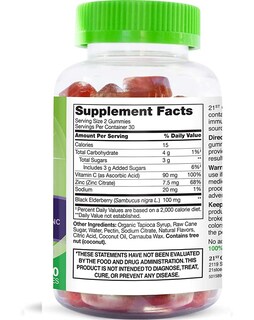 Foto 6 | Foto 6 | Gomitas Vitajoy Sambucus Saúco 21st Century 60 Unidades - Venta Internacional