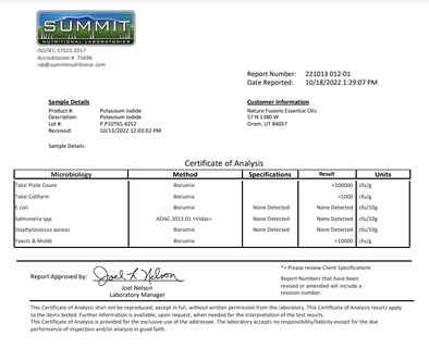 Foto 6 | Foto 6 | Tabletas de Yoduro de Potasio Nature's Fusions 130 mg 140 Tabletas- Venta Internacional