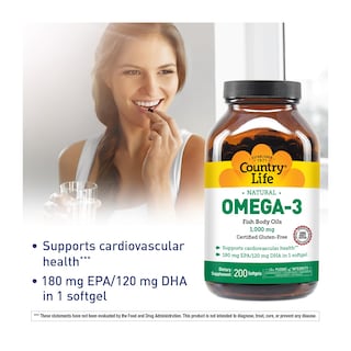 Foto 2 | Foto 2 | Omega-3 Country Life 200 Tabletas-Venta Internacional