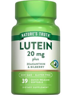 Foto 1 | Foto 1 | Suplemento Nature's Truth de Luteína y Zeaxantina 20 mg 39 Cápsulas Blandas - Venta Internacional