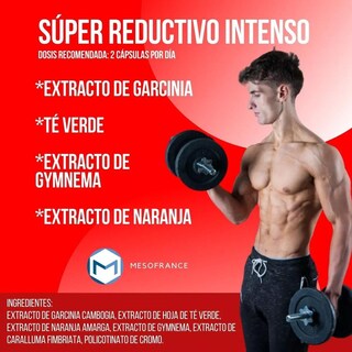 Foto 6 | Foto 6 | Gluteo Peptona + Super Reductivo Intenso Mesofrance 90 Caps