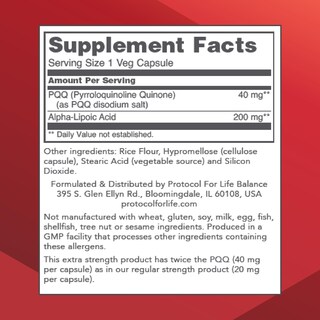 Foto 2 | Foto 2 | Suplemento Protocol For Life Balance Extra Strength Pqq 40 Mg 50 Capsulas - Venta Internacional