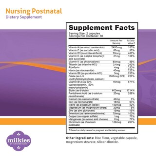 Foto 2 | Foto 2 | Suplemento Fairhaven Health Milkies Posnatales 60 Capsulas - Venta Internacional
