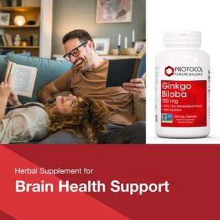 Foto 3 | Foto 3 | Suplemento Protocol For Life Balance Ginkgo Biloba 100 Capsulas - Venta Internacional