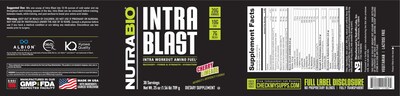 Foto 5 | Foto 5 | Suplemento Nutrabio Intra Blast de Aminoácidos BCAA y EAA 30 Servicios - Venta Internacional