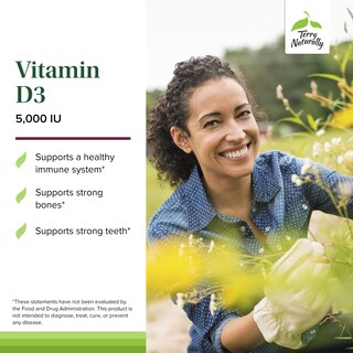 Foto 3 | Foto 3 | Vitamina D3 Terry Naturally 90 Tabletas-Venta Internacional