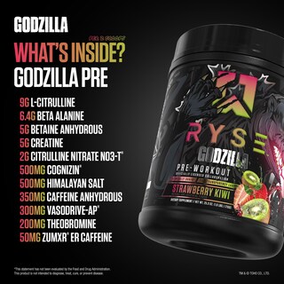Foto 4 | Foto 4 | Polvo Para Antes Del Entrenamiento Ryse Godzilla X Noel Deyzel Strawberry - Venta Internacional.