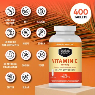 Foto 5 | Foto 5 | Suplemento De Vitamina C Berkley Jensen 1000 Mg Extra Strength - Venta Internacional.