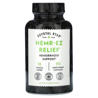 Foto 1 | Foto 1 | Suplemento Crystal Star Hemr-ez Relief 90 Cápsulas Vegetarianas - Venta Internacional.