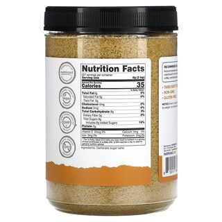 Foto 2 | Foto 2 | Edulcorante Sin Refinar Demerara Sugar Nutricost 1 8 Kg - Venta Internacional.