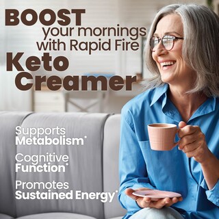 Foto 3 | Foto 3 | Creamer Rapid Fire Ketogenic Con Aceite Mct Café Y Té 250 Ml - Venta Internacional.