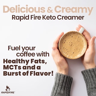 Foto 5 | Foto 5 | Creamer Rapid Fire Ketogenic Con Aceite Mct Café Y Té 250 Ml - Venta Internacional.