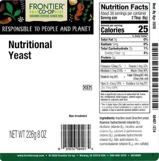 Foto 2 | Foto 2 | Levadura Nutricional Frontier Bulk 236 Ml - Venta Internacional.