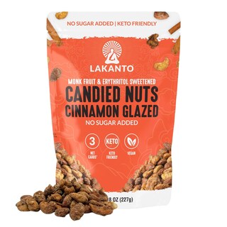 Foto 1 | Foto 1 | Nueces Confitadas Lakanto Glaseadas Con Canela Sin Azúcar Veganas 150 G - Venta Internacional.