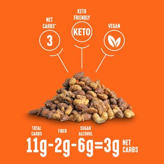 Foto 4 | Foto 4 | Nueces Confitadas Lakanto Glaseadas Con Canela Sin Azúcar Veganas 150 G - Venta Internacional.