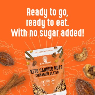 Foto 5 | Foto 5 | Nueces Confitadas Lakanto Glaseadas Con Canela Sin Azúcar Veganas 150 G - Venta Internacional.