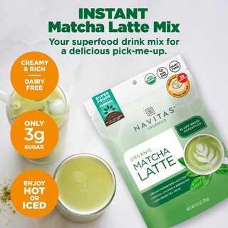 Foto 2 | Foto 2 | Matcha Latte Navitas Organics 330 Ml Orgánico Sin Transgénicos Sin Lácteos - Venta Internacional.