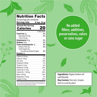 Foto 4 | Foto 4 | Chlorella En Polvo Organic Traditions 150 G Vegana Sin Ogm - Venta Internacional.